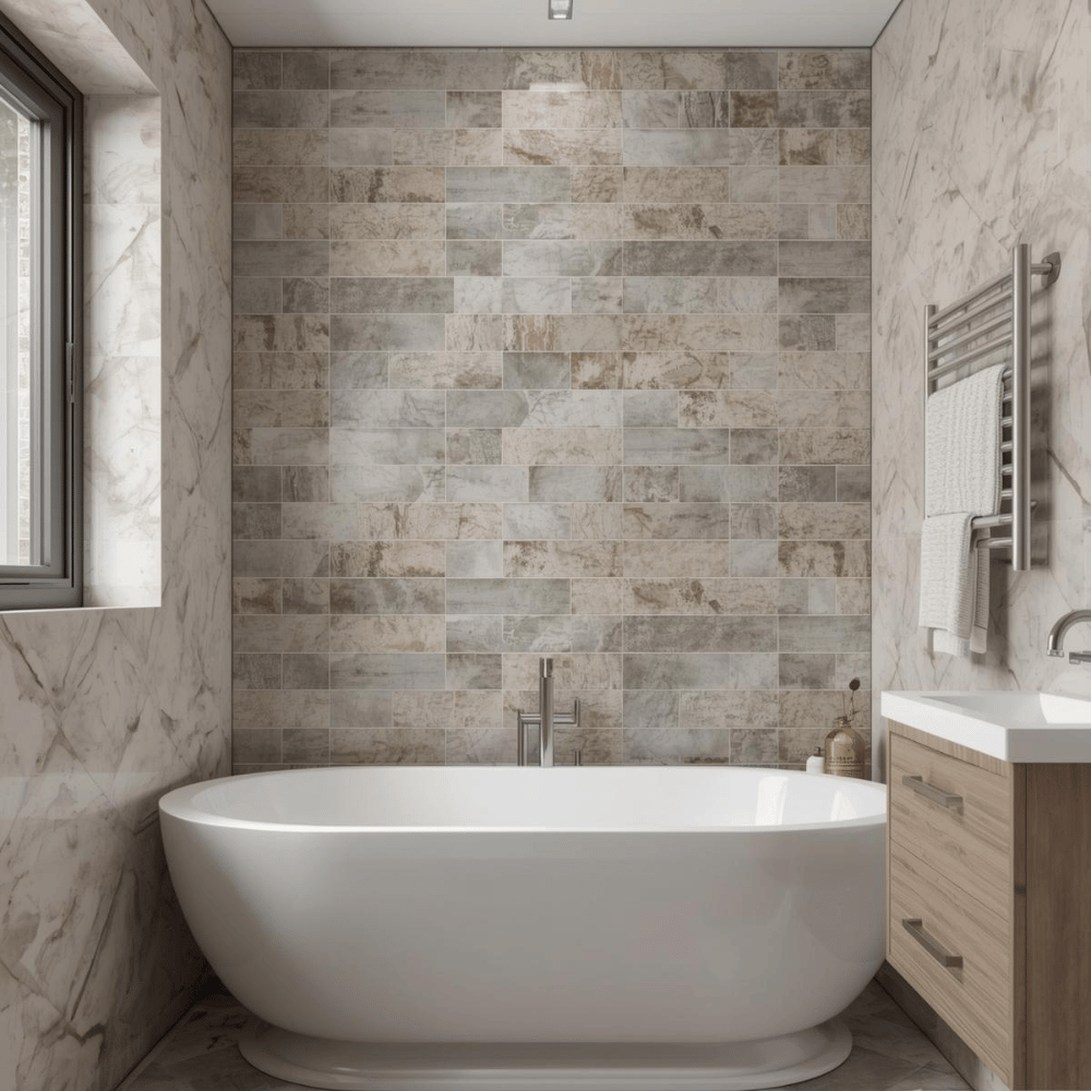 Bathroom Walls Tiled